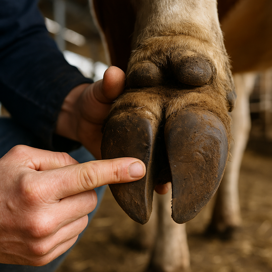 Is a Cow's Hoof Split