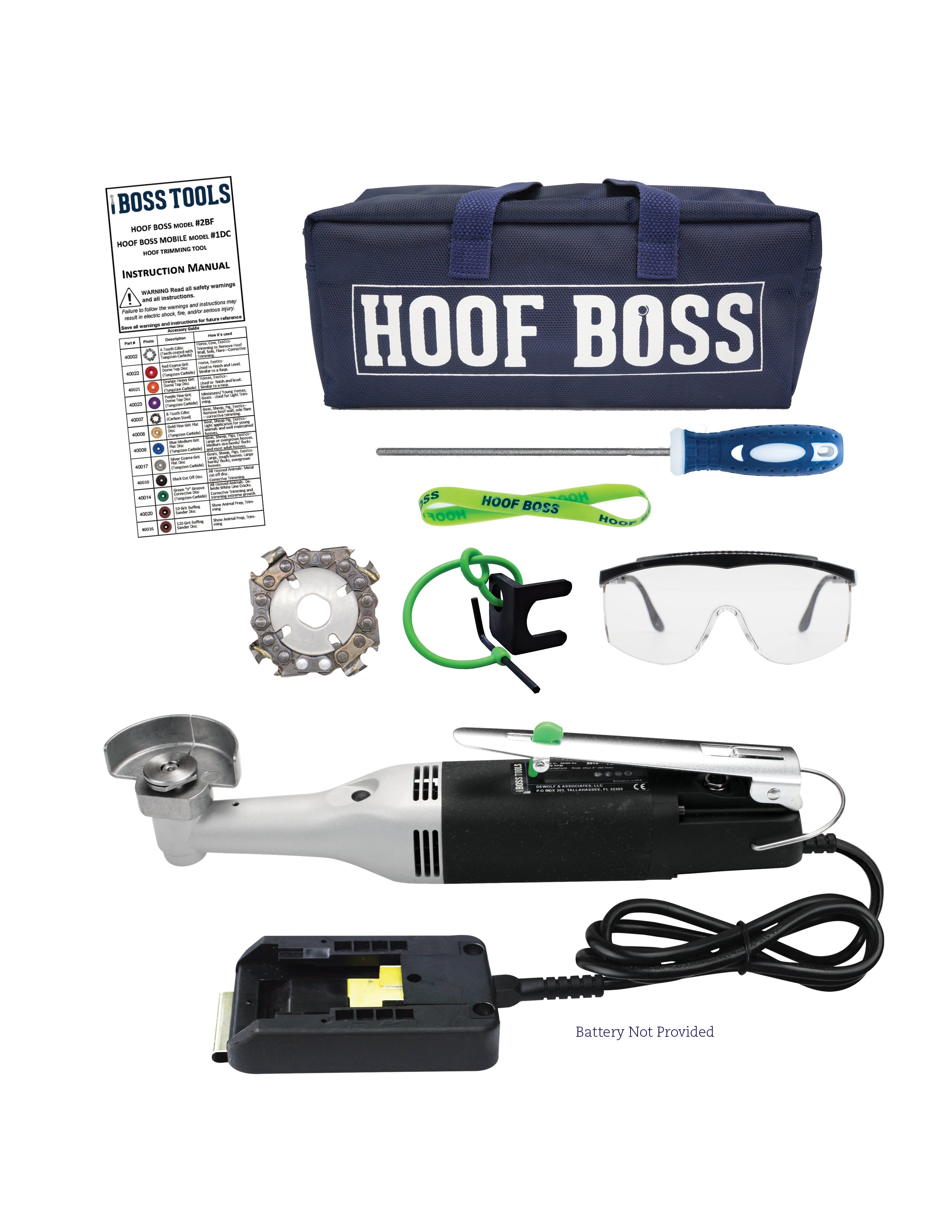 Basic Cow Hoof Mobile Trimming Set