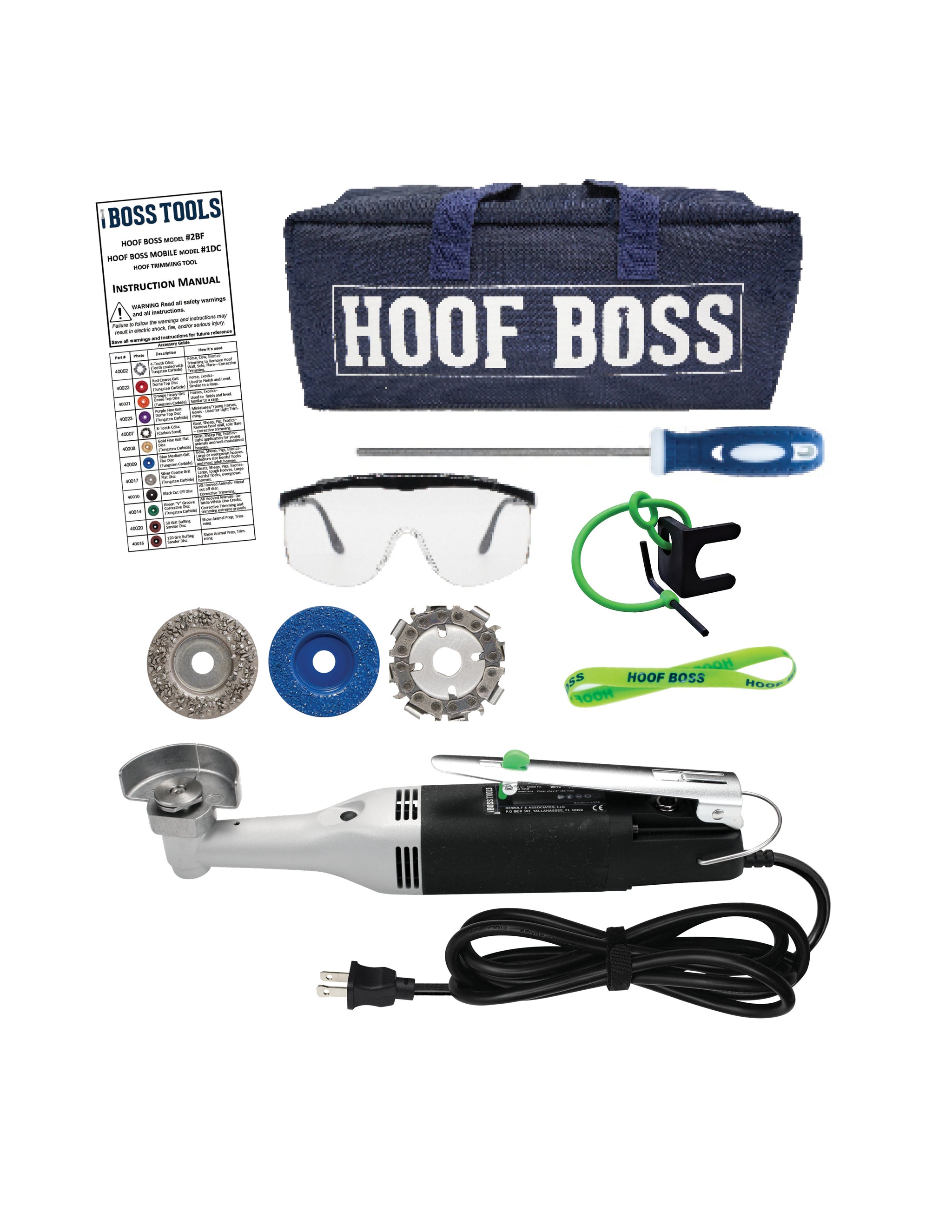 Basic Goat Hoof Electric Trimming Set