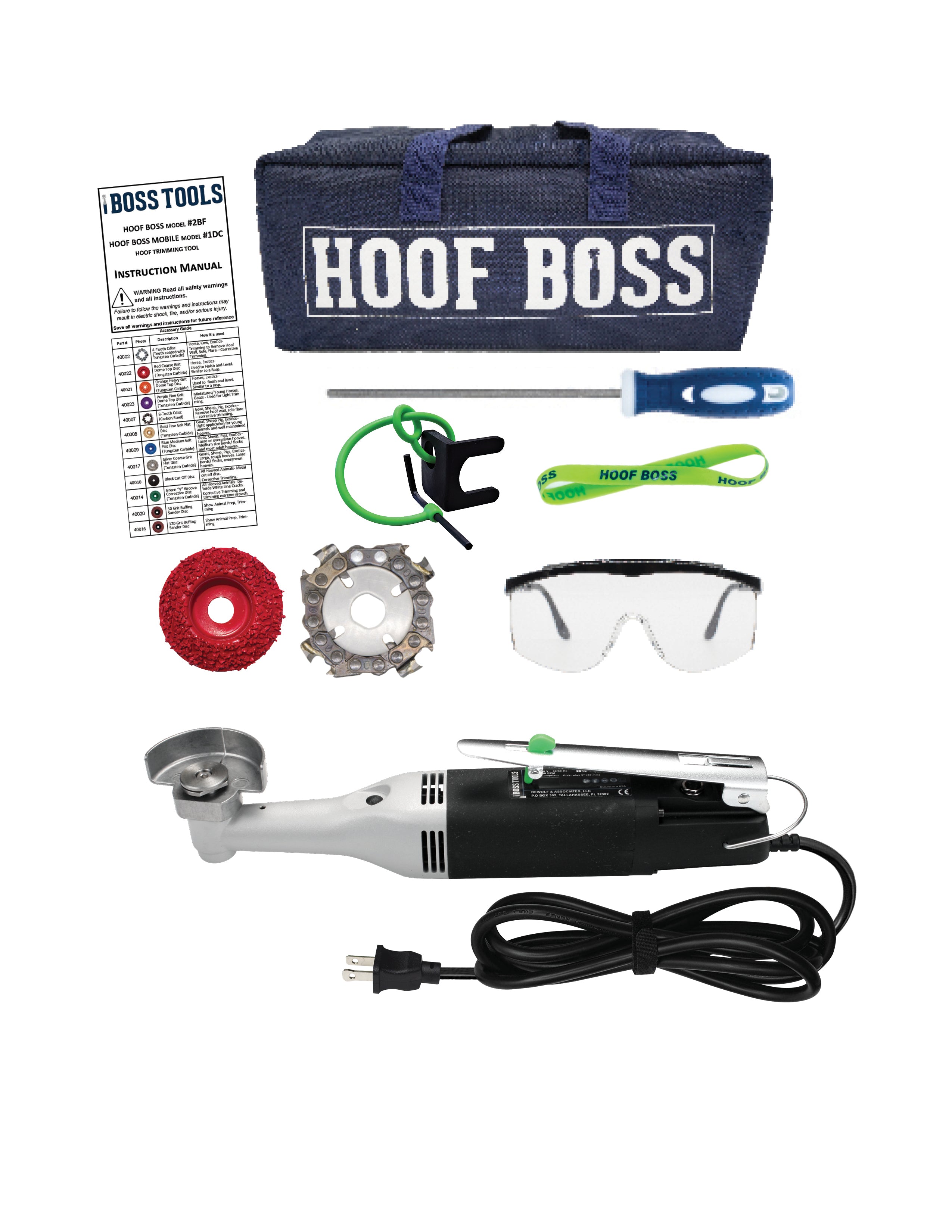 Basic Horse Hoof Care Electric Trimming Set