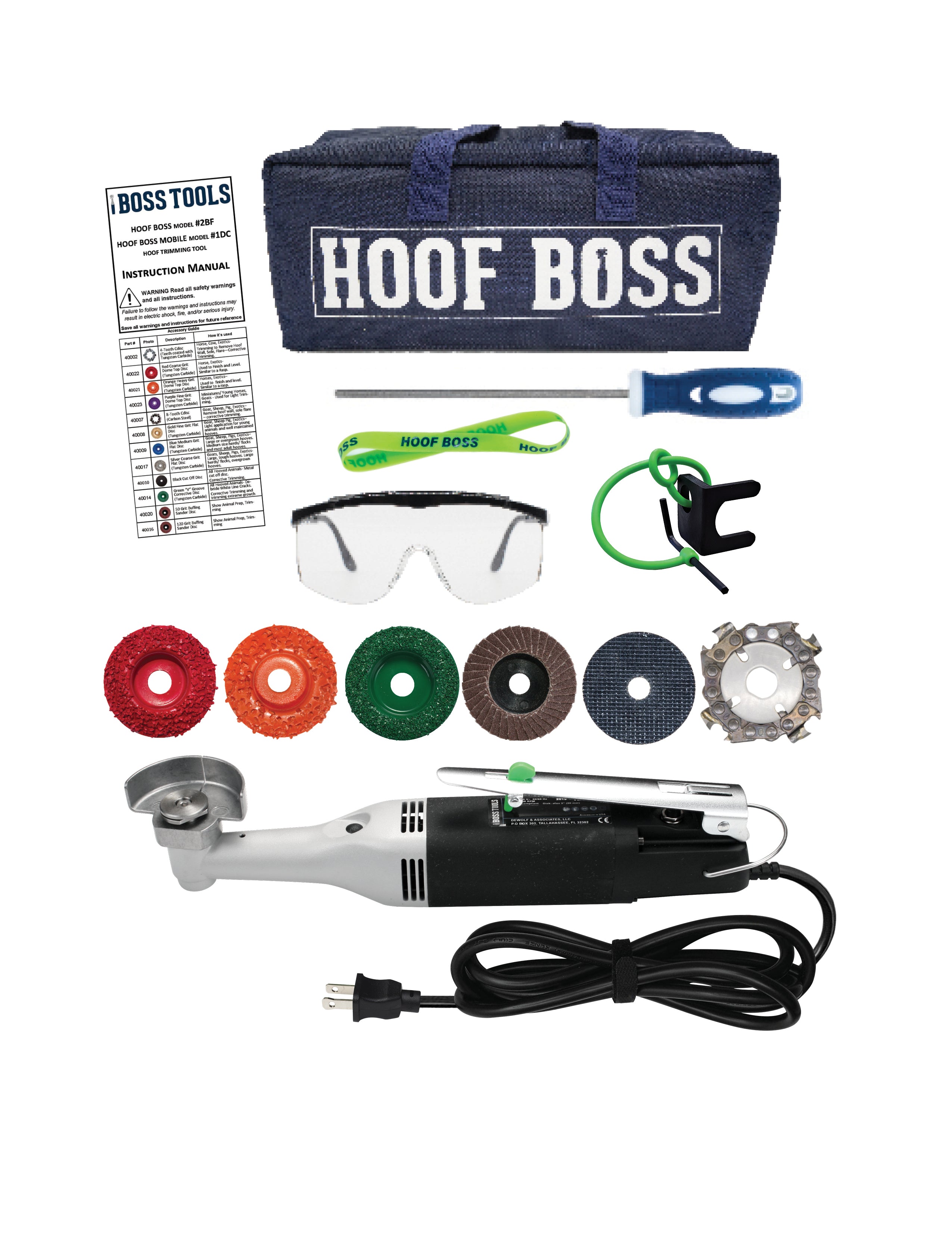 Complete Horse Hoof Care Electric Trimming Set