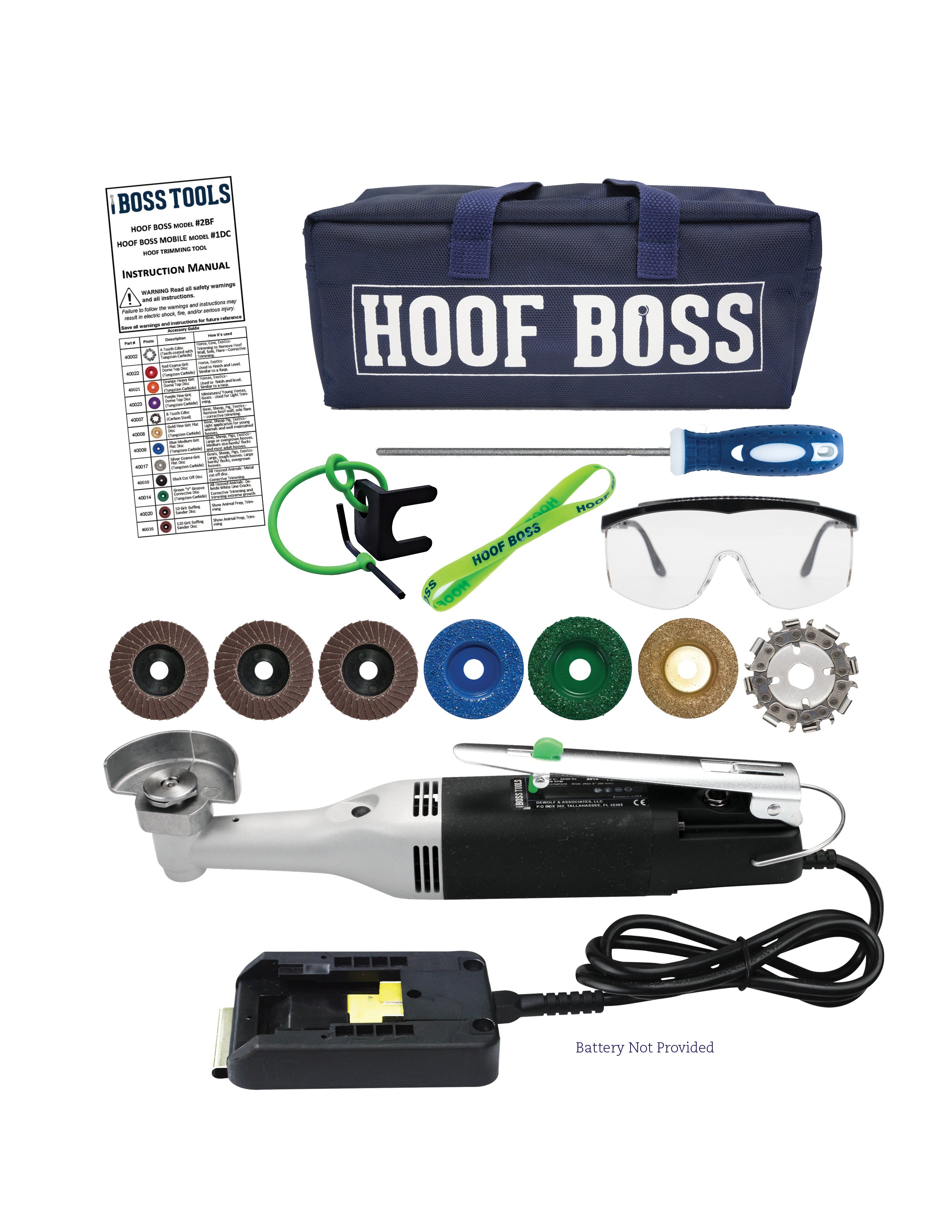 Complete Pig Hoof Care Mobile Trimming Set