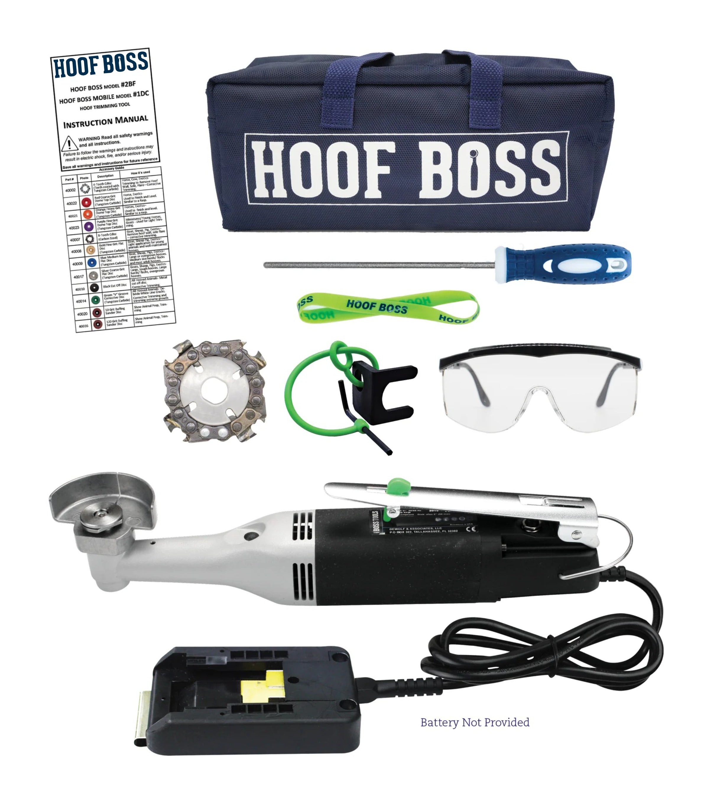 Basic Cow Hoof Mobile Trimming Set