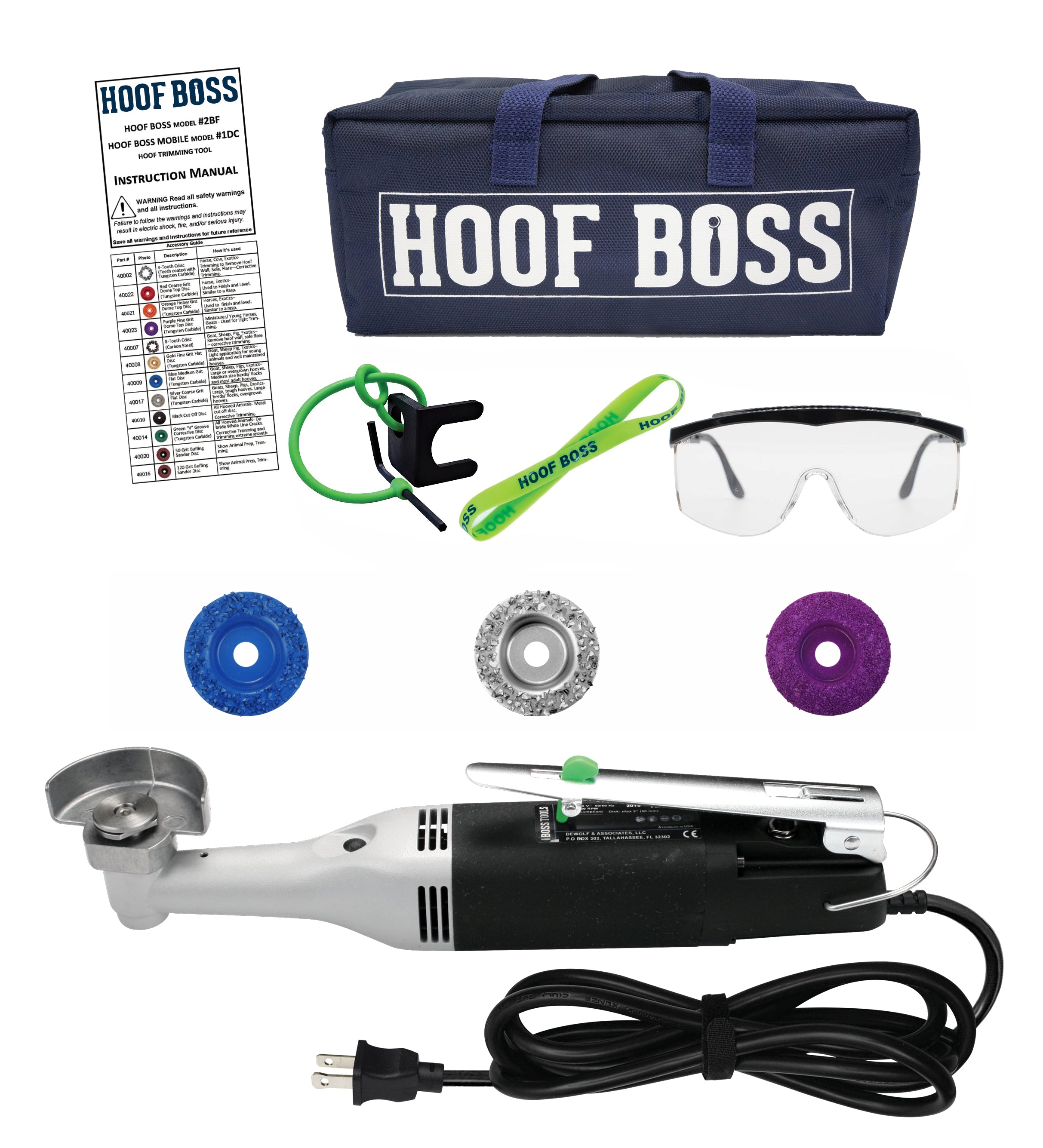 Basic Goat Hoof Electric Trimming Set