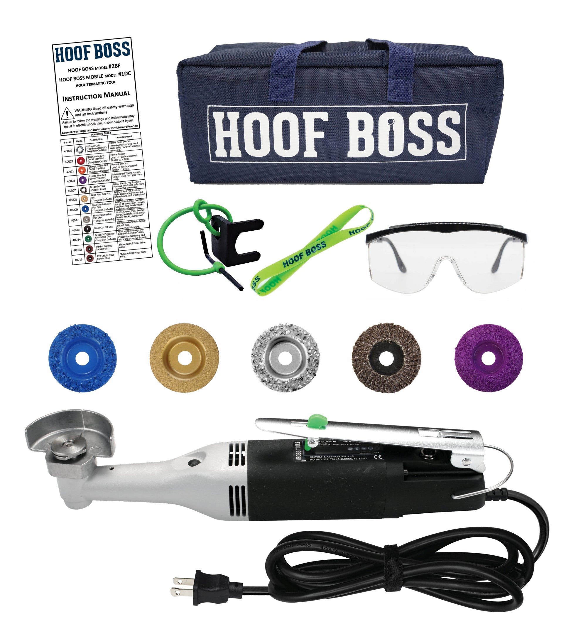 Complete Goat Hoof Care Electric Trimming Set