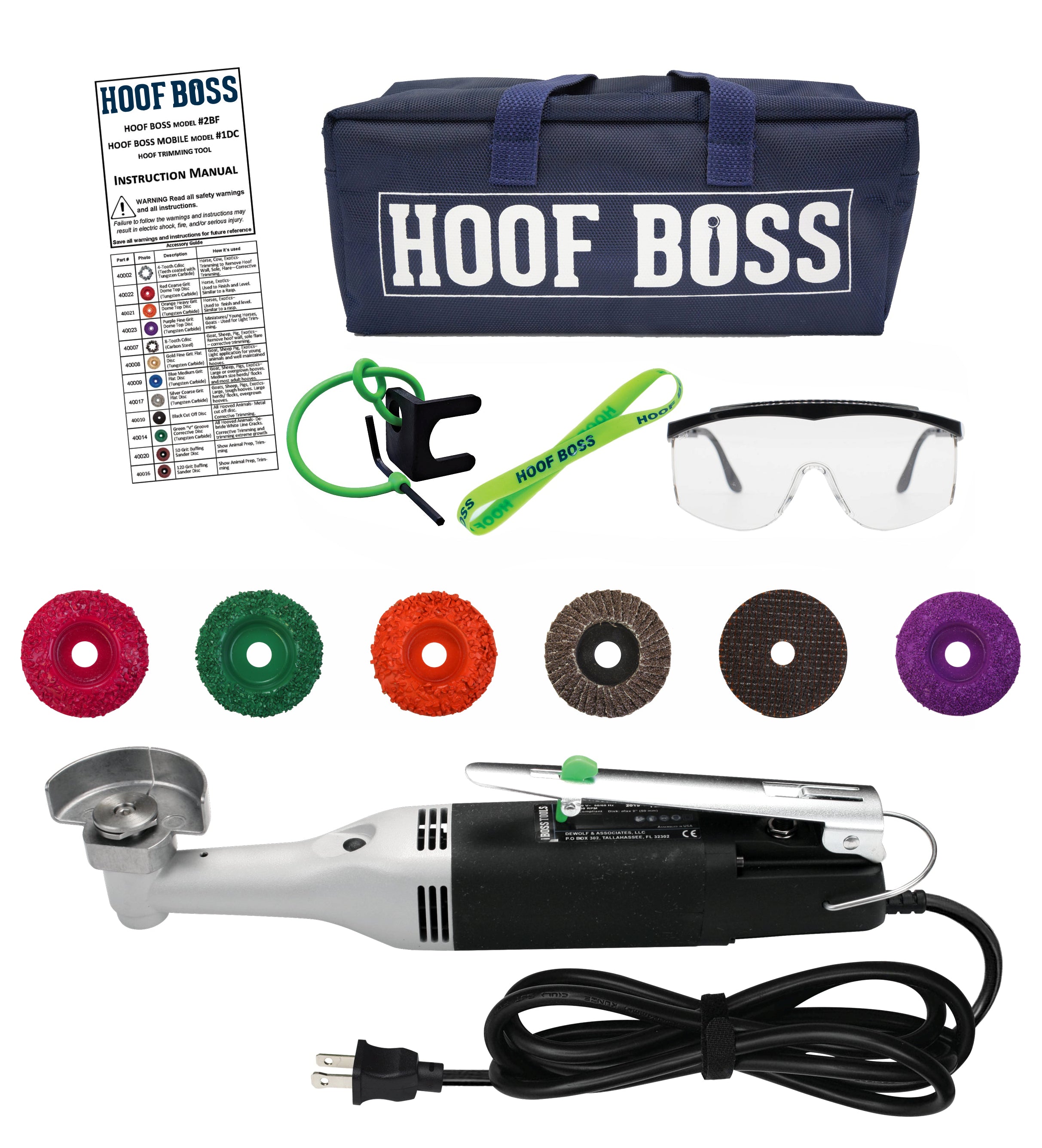 Complete Horse Hoof Care Electric Trimming Set